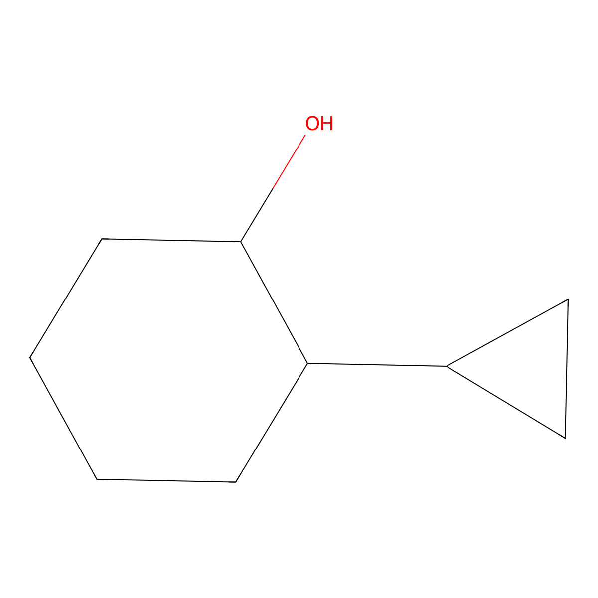 2-Cyclopropylcyclohexan-1-ol molecular structure, CAS 408523-00-2