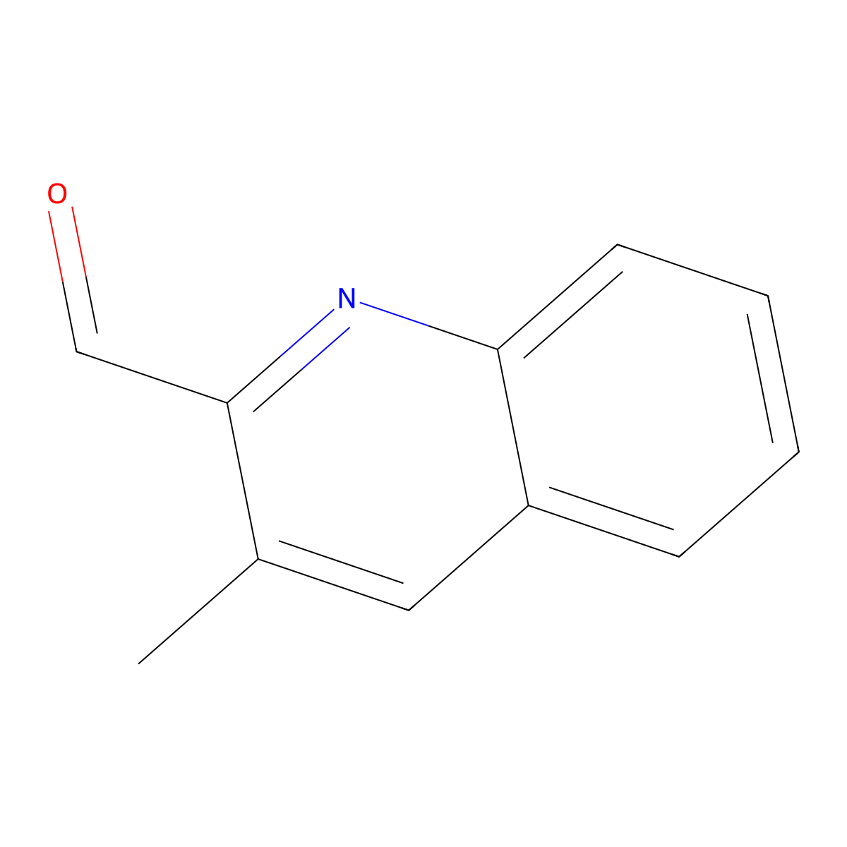 3-Methylquinoline-2-carbaldehyde molecular structure, CAS 408523-30-8