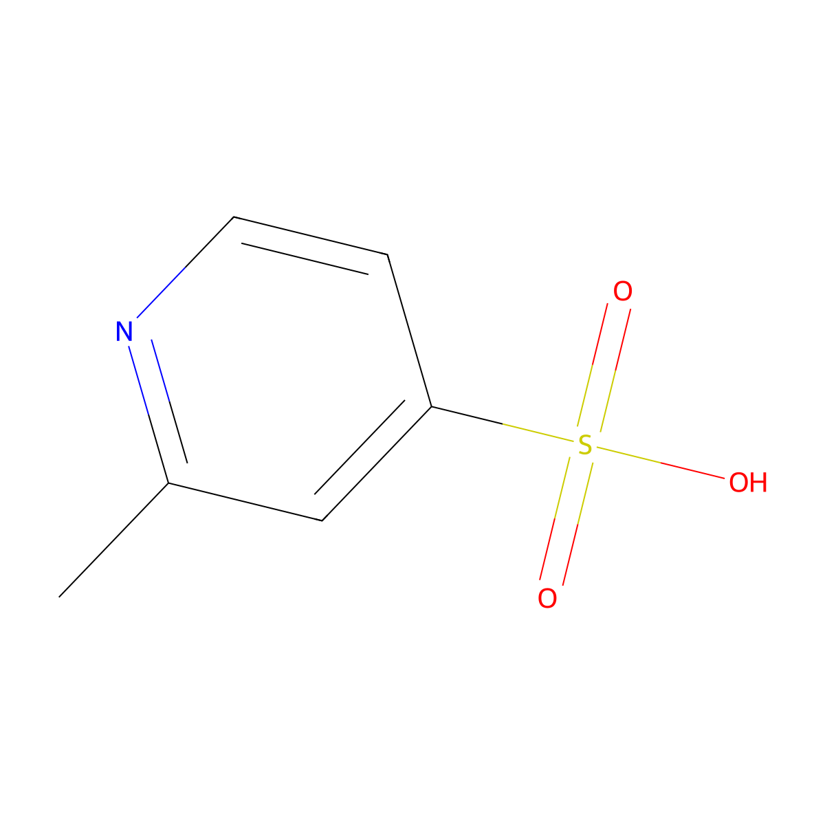 2-methylpyridine-4-sulfonic Acid molecular structure, CAS 408533-46-0