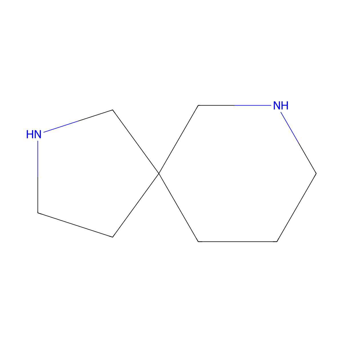 2,7-Diazaspiro[4.5]decane molecular structure, CAS 40865-50-7