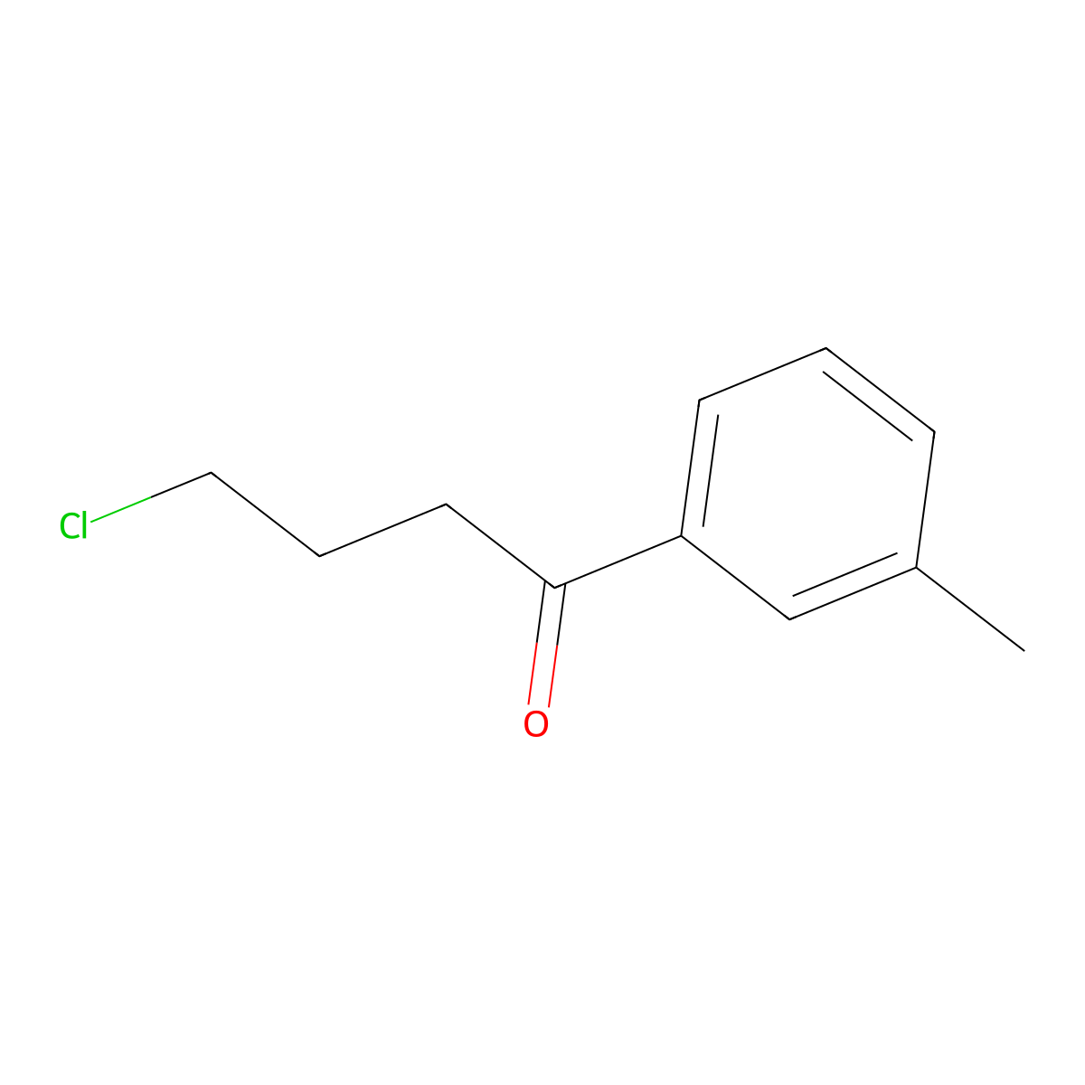 4-Chloro-1-(m-tolyl)butan-1-one molecular structure, CAS 40877-15-4