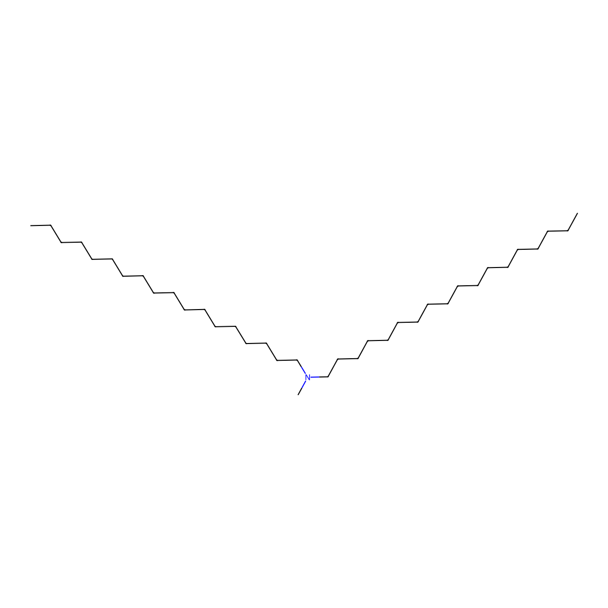 Distearylmethylamine molecular structure, CAS 4088-22-6