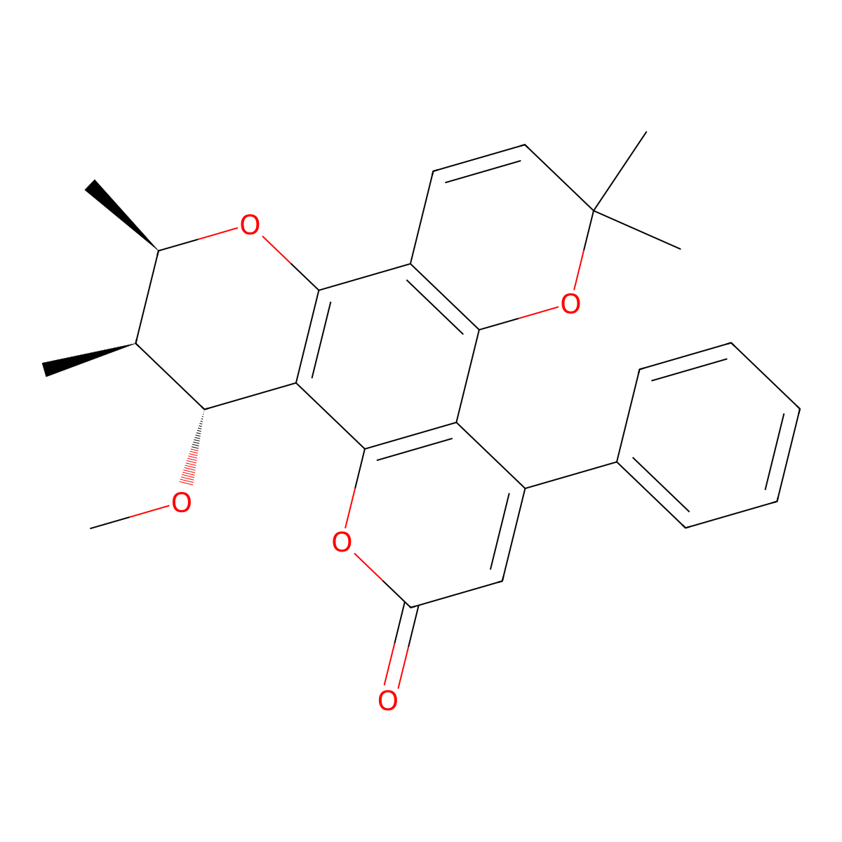 12-O-Methylinophyllum D molecular structure, CAS 40883-10-1