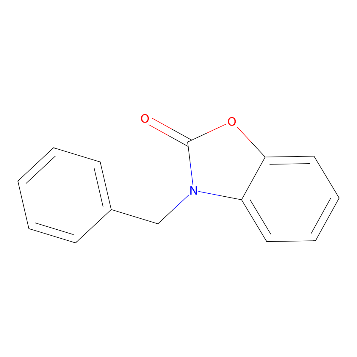 3-Benzyl-2,3-dihydro-1,3-benzoxazol-2-one molecular structure, CAS 40888-03-7