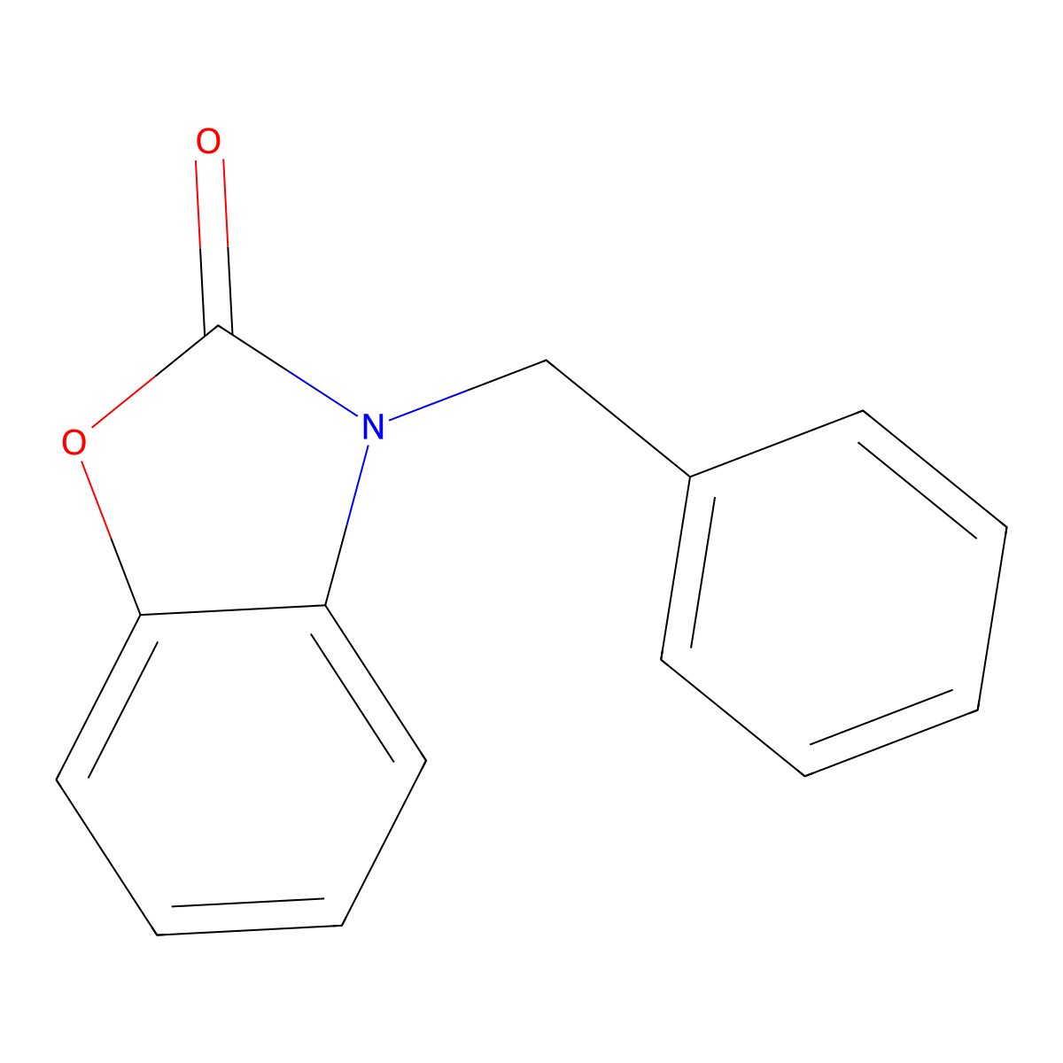 3-Benzyl-2,3-dihydro-1,3-benzoxazol-2-one molecular structure, CAS 40888-03-7