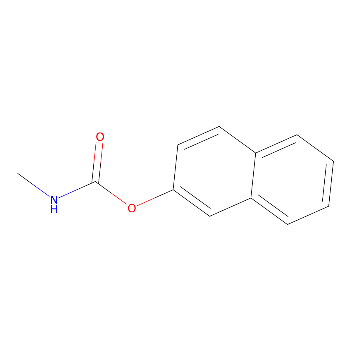beta-Carbaryl molecular structure, CAS 4089-04-7