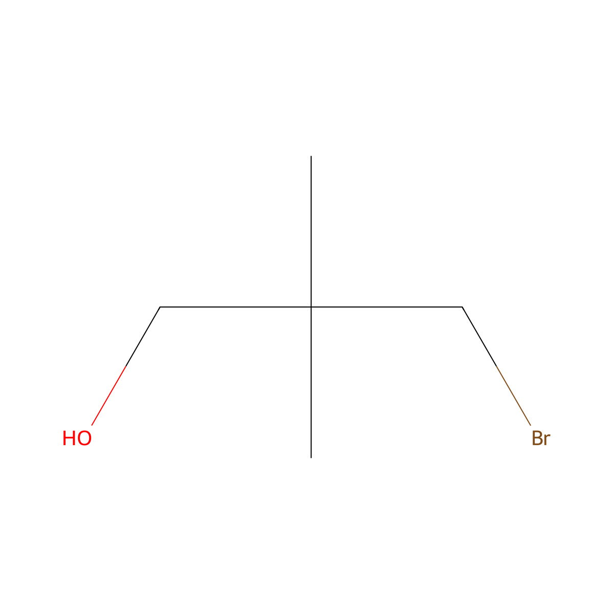 3-Bromo-2,2-dimethyl-1-propanol molecular structure, CAS 40894-00-6