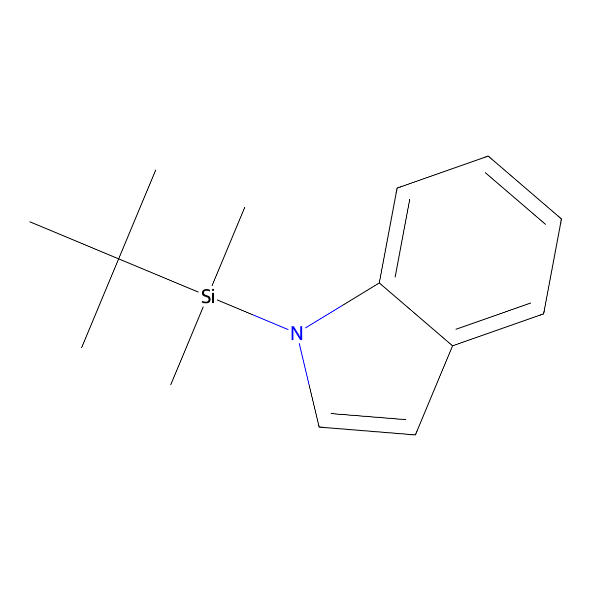 1-(Dimethyl-t-butylsilyl)indole molecular structure, CAS 40899-73-8
