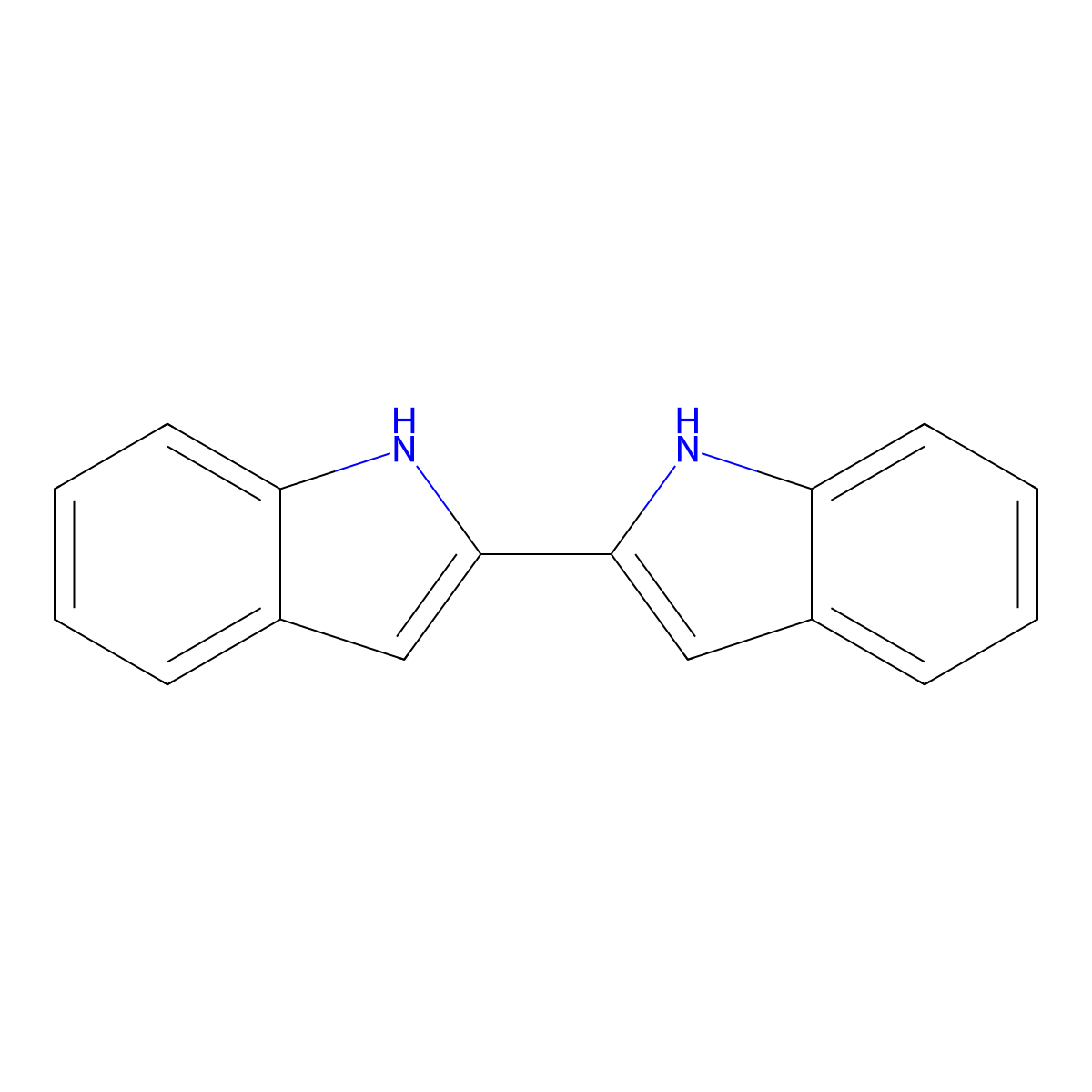 2,2'-Biindolyl molecular structure, CAS 40899-99-8