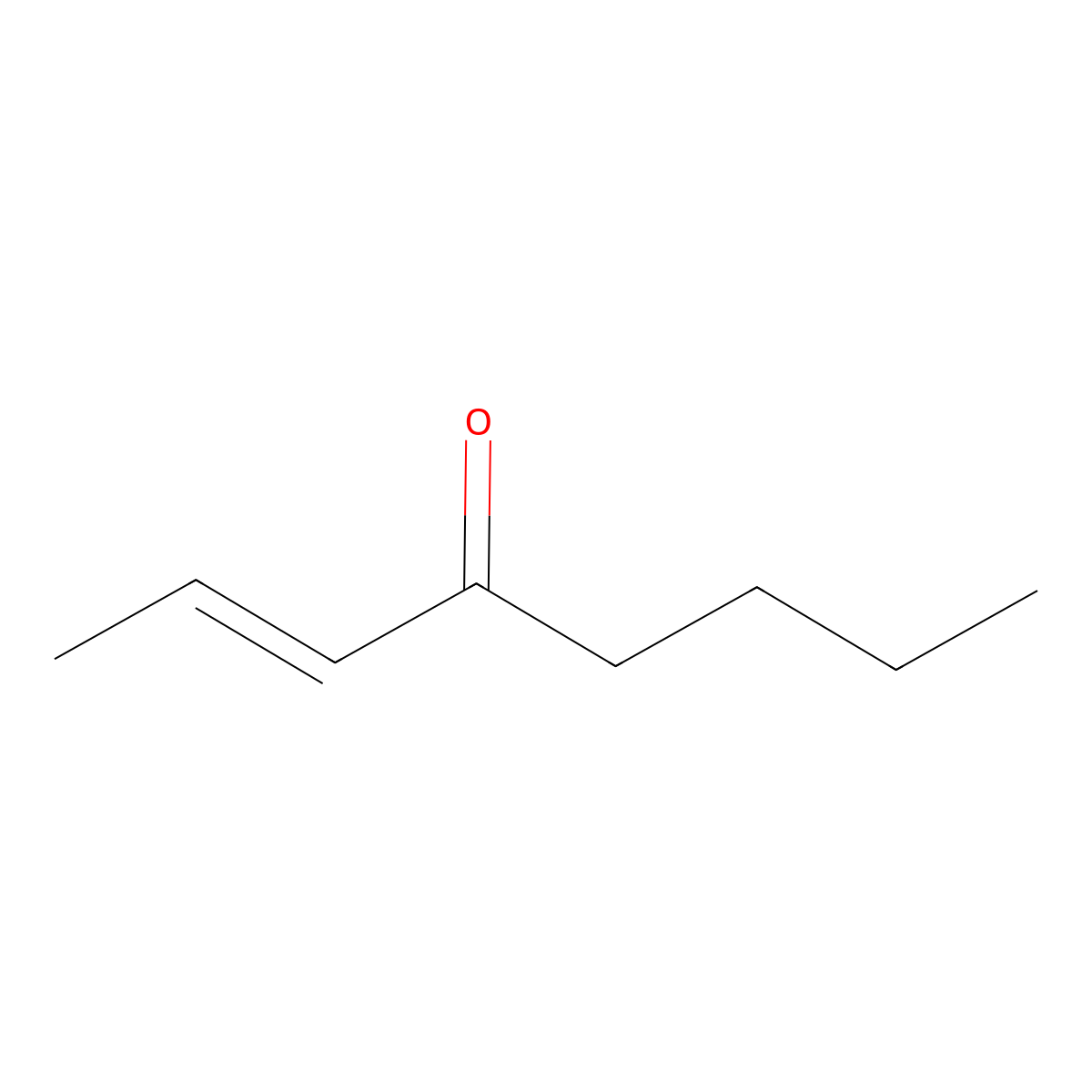2-Octen-4-one molecular structure, CAS 409-02-9