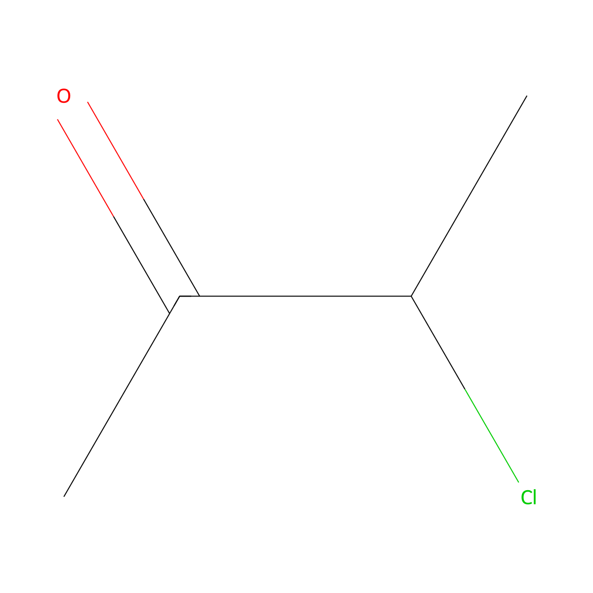 3-Chloro-2-butanone molecular structure, CAS 4091-39-8