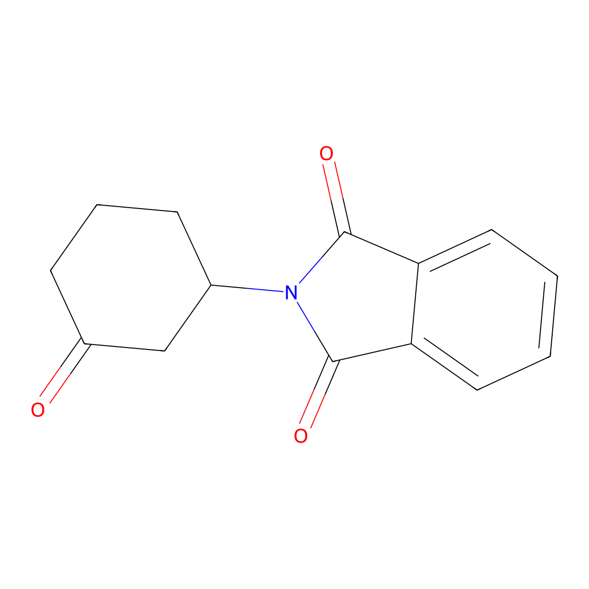 2-(3-oxocyclohexyl)-2,3-dihydro-1H-isoindole-1,3-dione molecular structure, CAS 409109-10-0