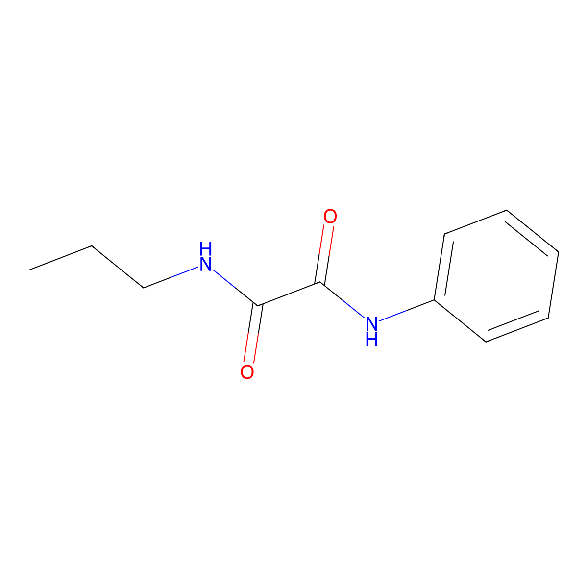 N-phenyl-N'-propylethanediamide molecular structure, CAS 409110-73-2