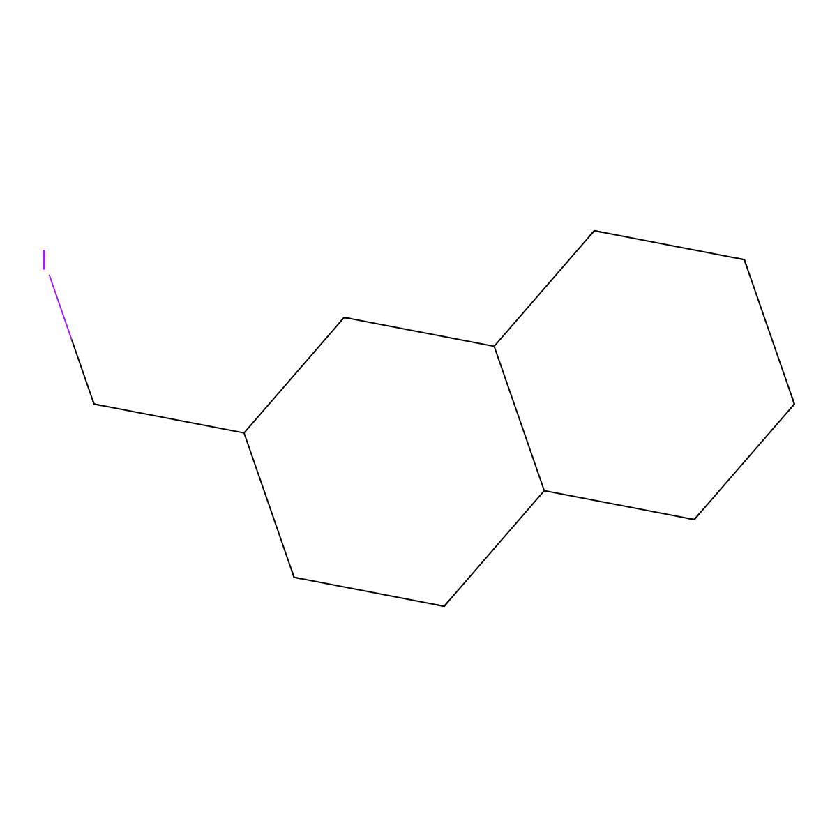 Decahydro-2-(iodomethyl)naphthalene molecular structure, CAS 409112-76-1