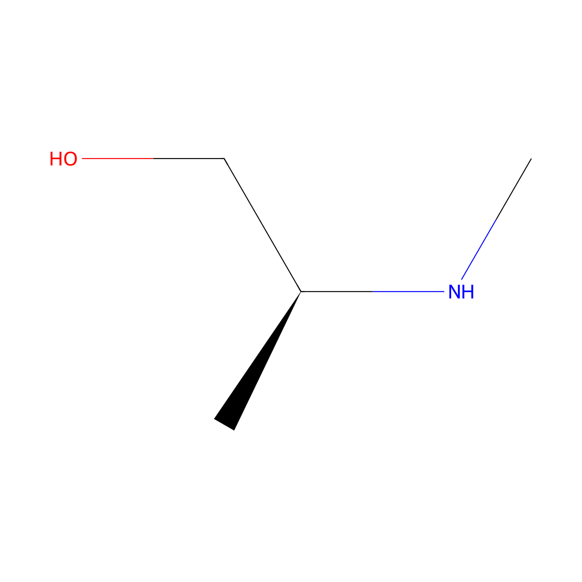 (2S)-2-(methylamino)propan-1-ol molecular structure, CAS 40916-73-2