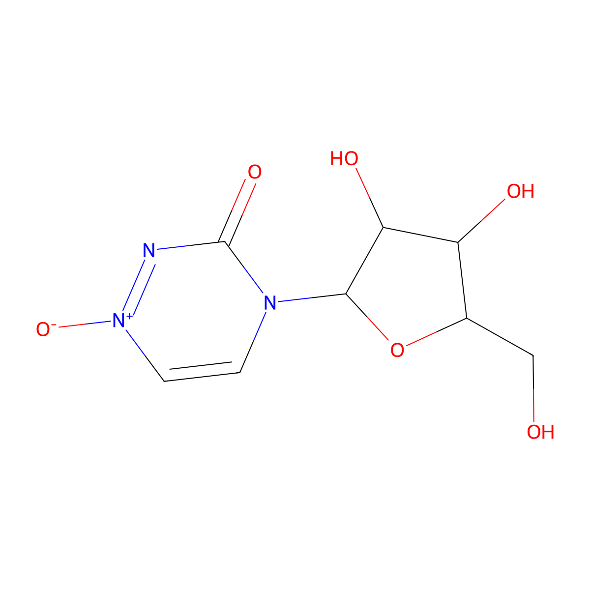 Uricytin molecular structure, CAS 40919-33-3