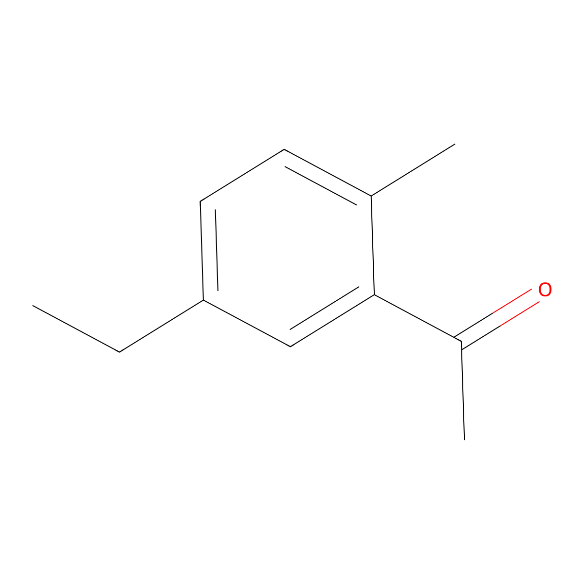 Ethanone, 1-(5-ethyl-2-methylphenyl)- molecular structure, CAS 40920-52-3