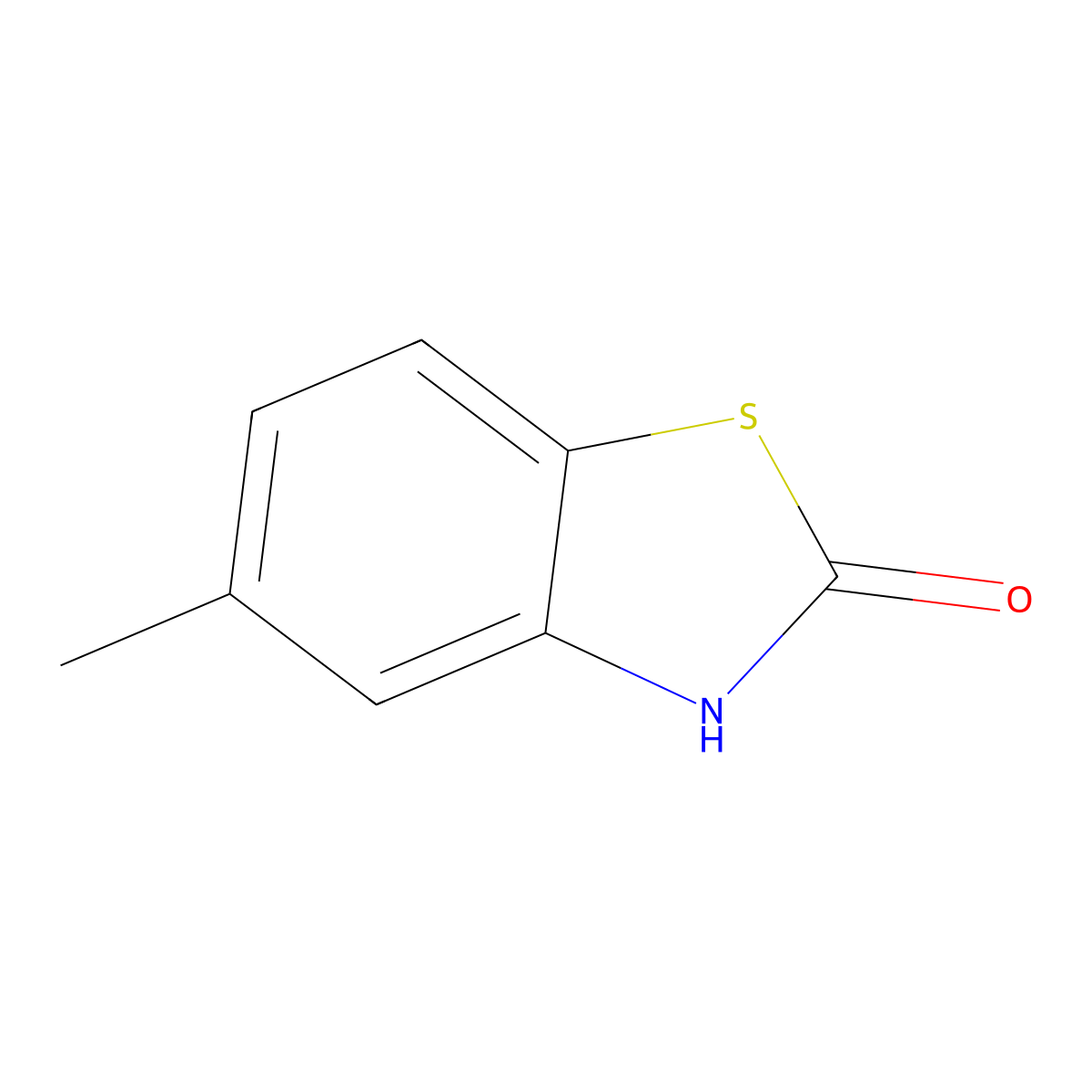 5-Methylbenzo[d]thiazol-2(3H)-one molecular structure, CAS 40925-61-9