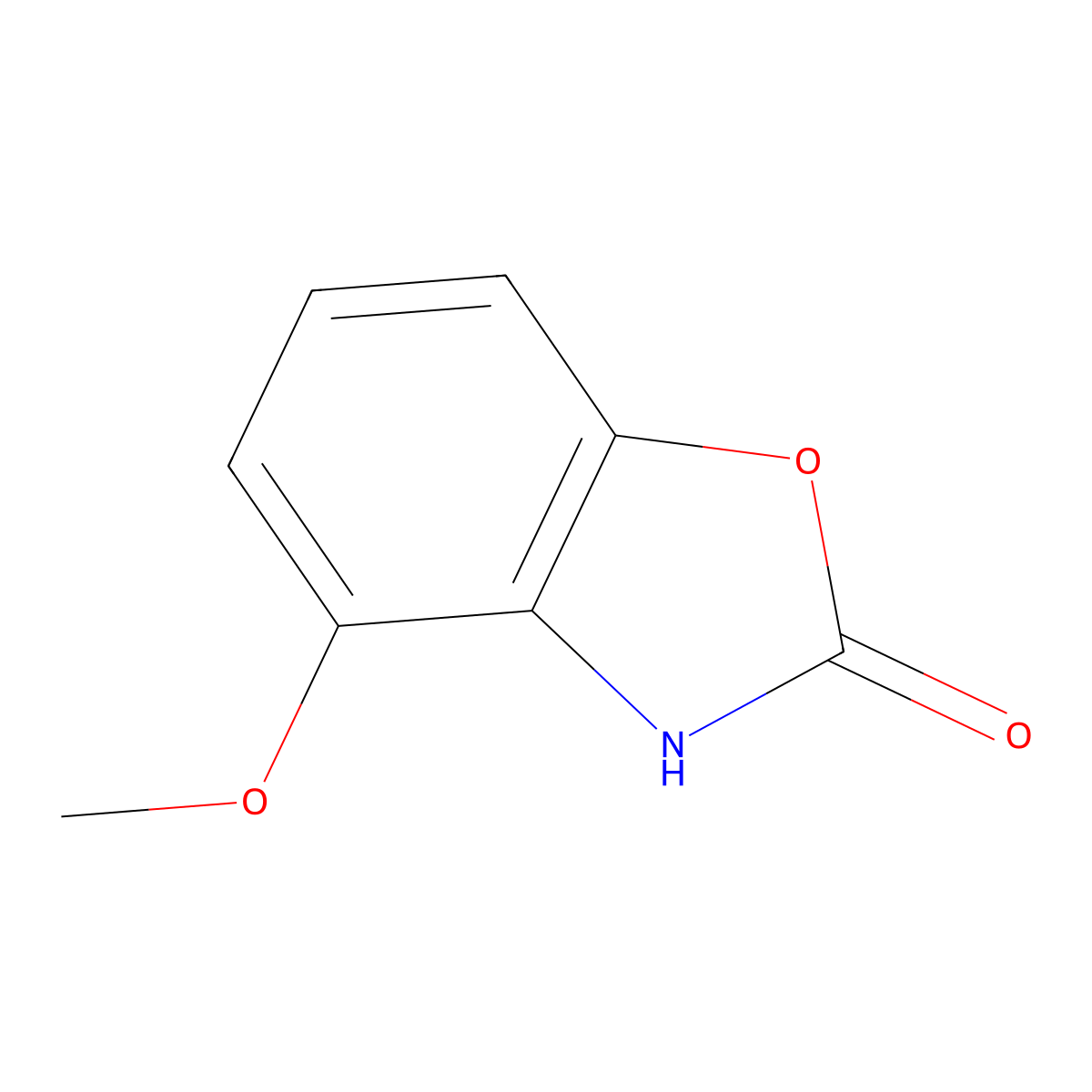 4-methoxybenzo[d]oxazol-2(3H)-one molecular structure, CAS 40925-62-0