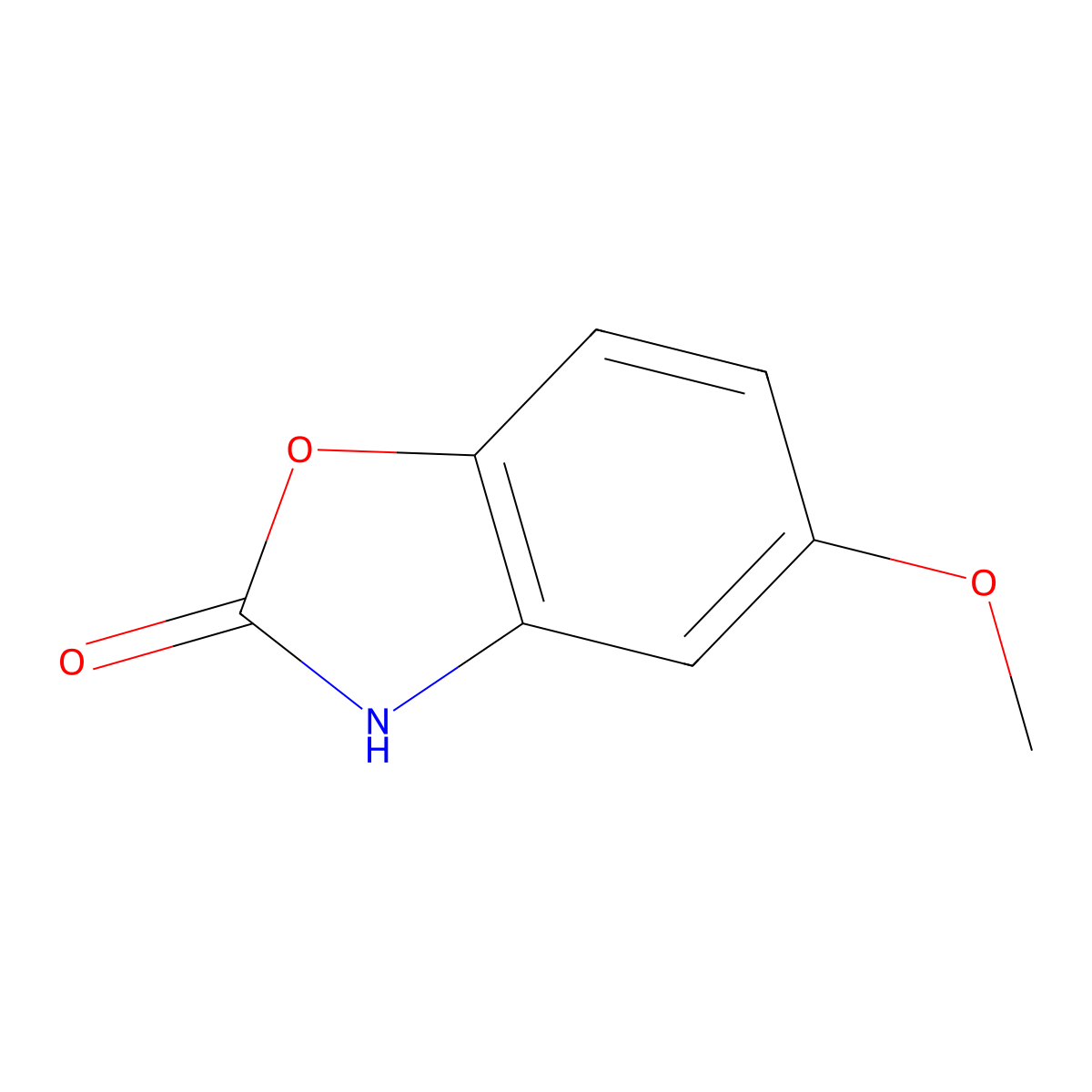 5-Methoxybenzoxazolone molecular structure, CAS 40925-63-1