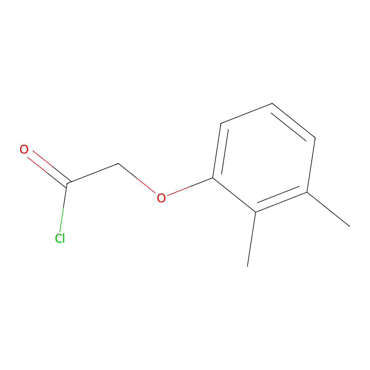 2-(2,3-Dimethylphenoxy)acetyl chloride molecular structure, CAS 40926-74-7