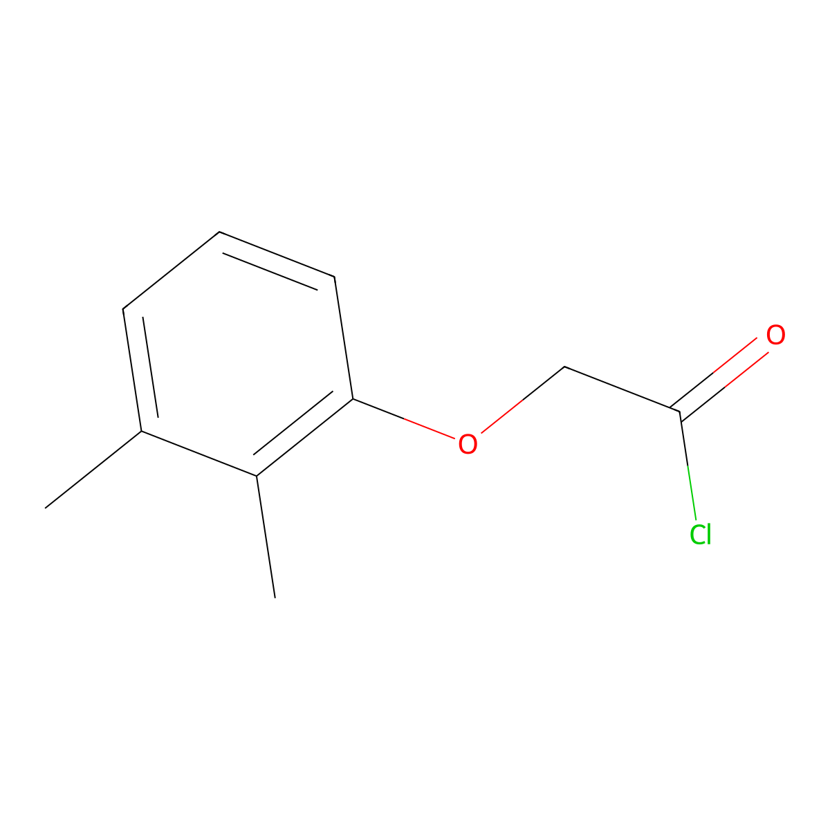 2-(2,3-Dimethylphenoxy)acetyl chloride molecular structure, CAS 40926-74-7