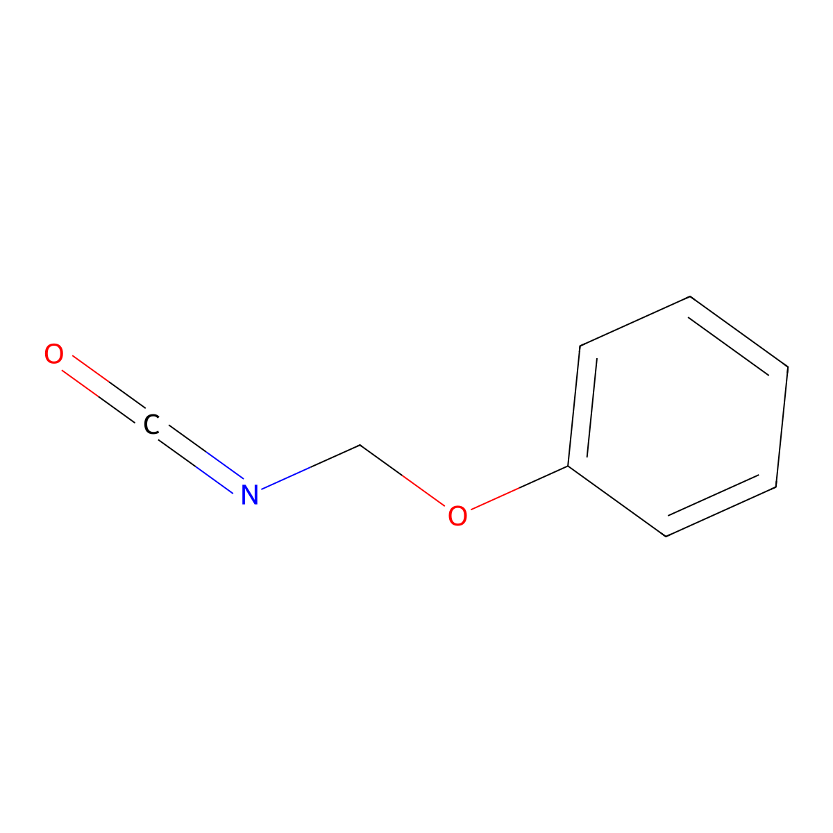 (Isocyanatomethoxy)benzene molecular structure, CAS 40926-89-4