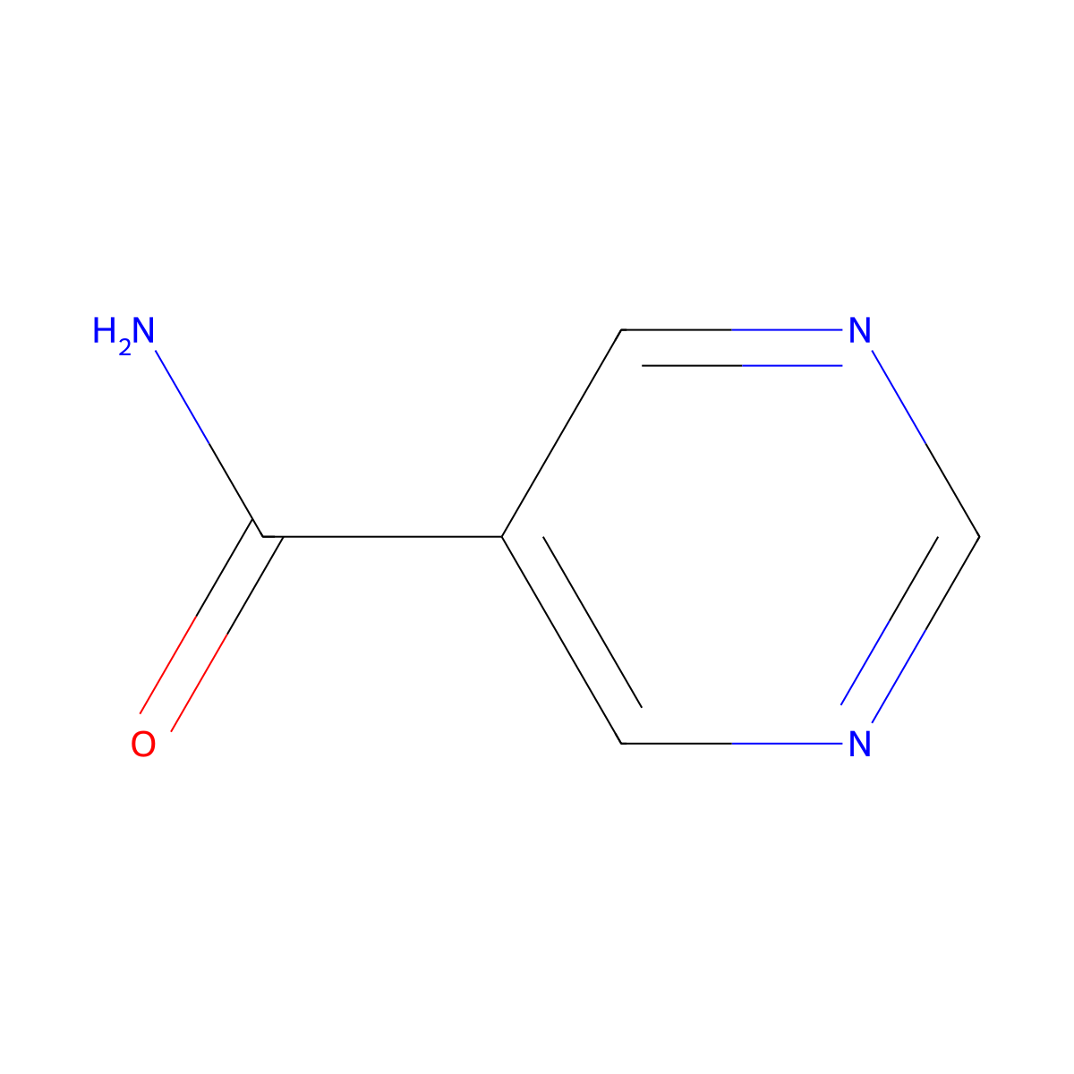 Pyrimidine-5-carboxamide molecular structure, CAS 40929-49-5