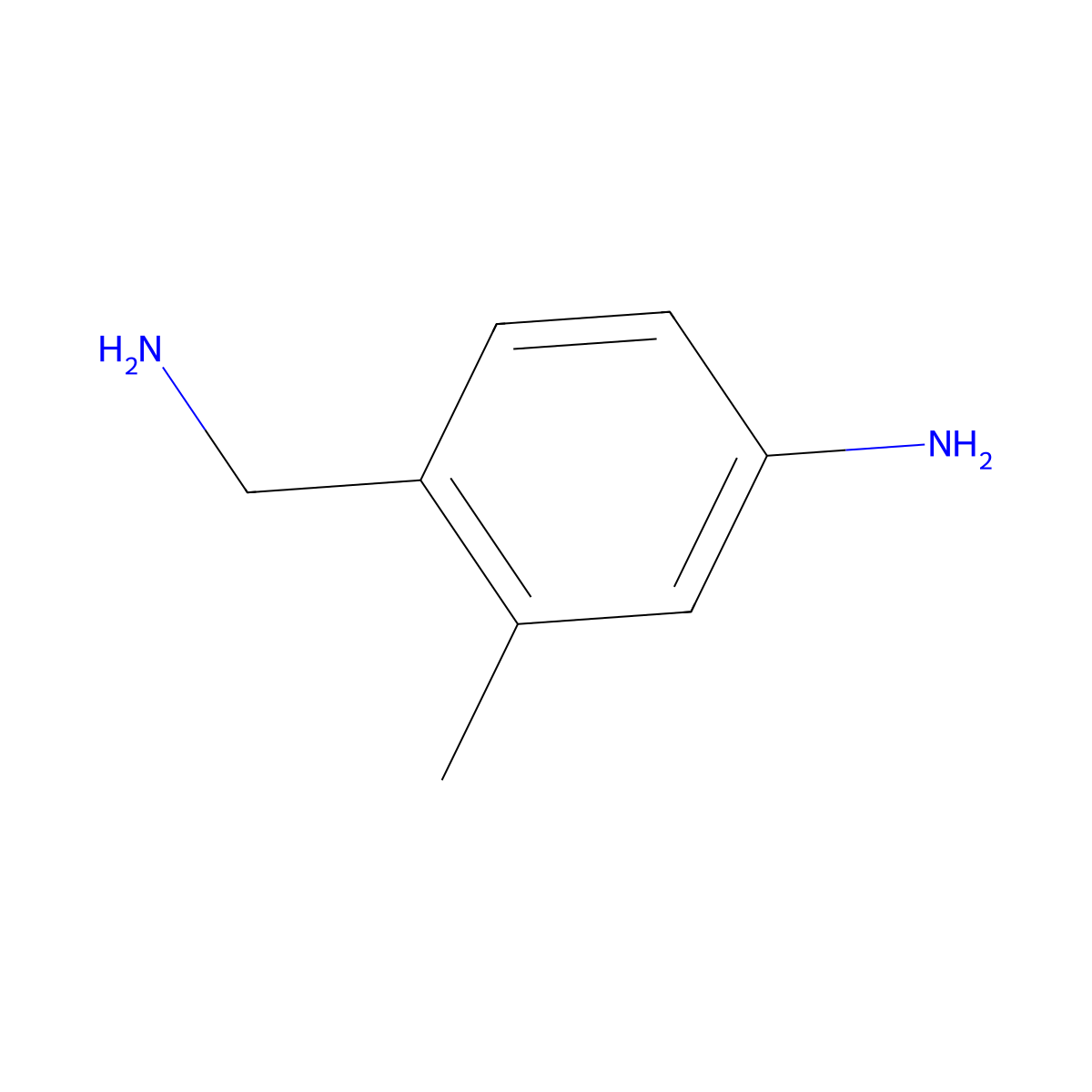 4-(Aminomethyl)-3-methylaniline molecular structure, CAS 409314-88-1