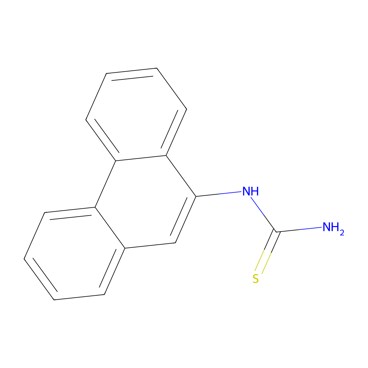 N-(9-phenanthryl)thiourea molecular structure, CAS 409317-74-4