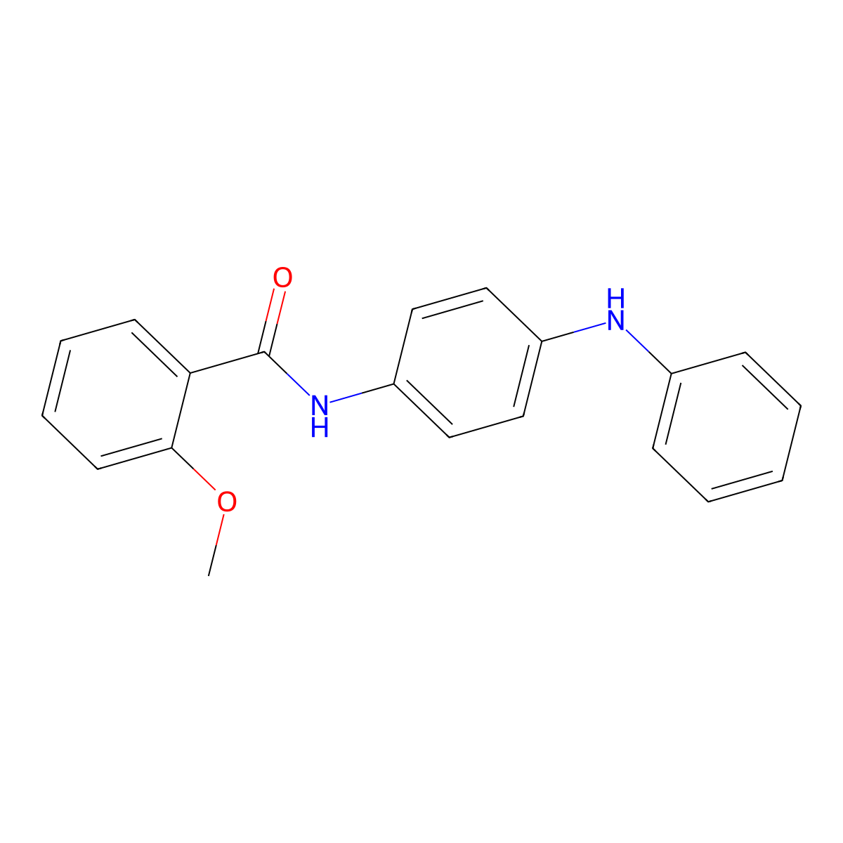 N-(4-anilinophenyl)-2-methoxybenzamide molecular structure, CAS 409356-41-8