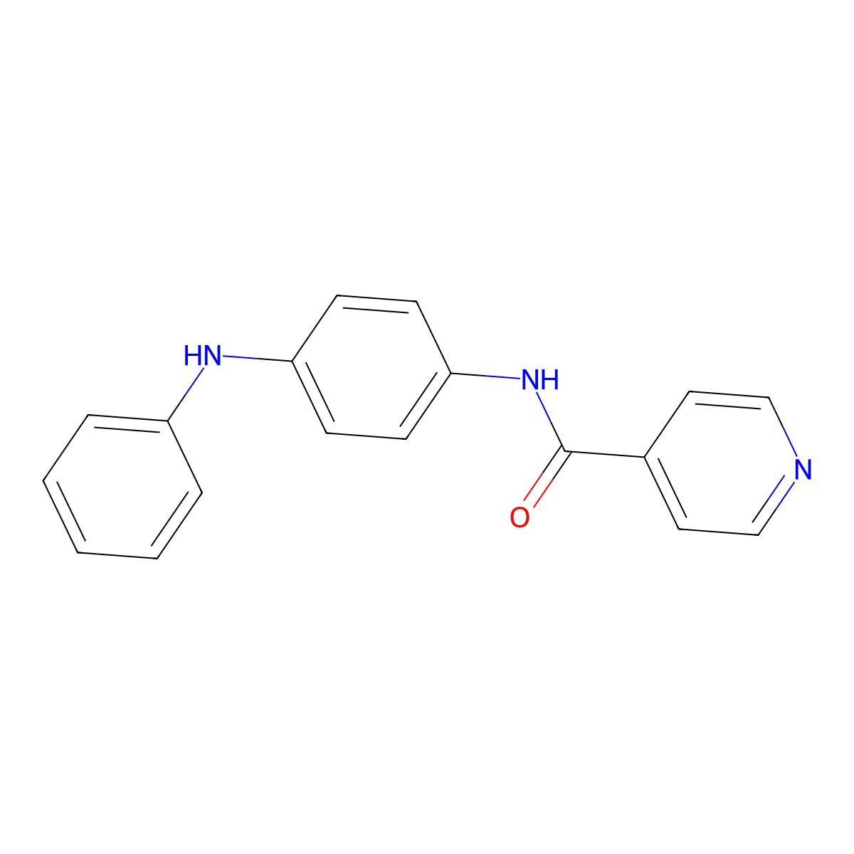 N-(4-(phenylamino)phenyl)isonicotinamide molecular structure, CAS 409356-45-2