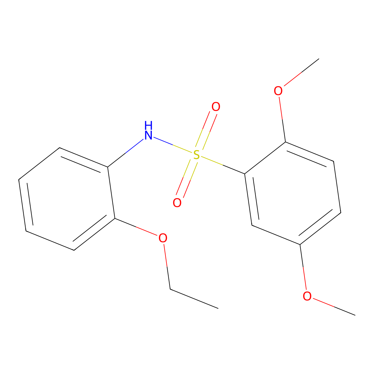 N-(2-ethoxyphenyl)-2,5-dimethoxybenzenesulfonamide molecular structure, CAS 409357-36-4