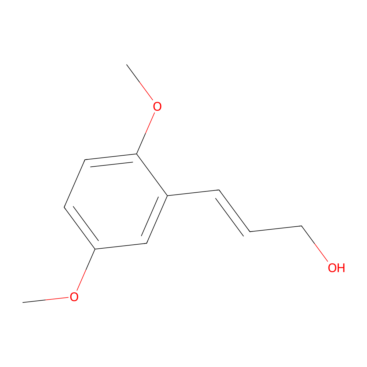 3-(2,5-Dimethoxyphenyl)prop-2-en-1-ol molecular structure, CAS 409367-00-6