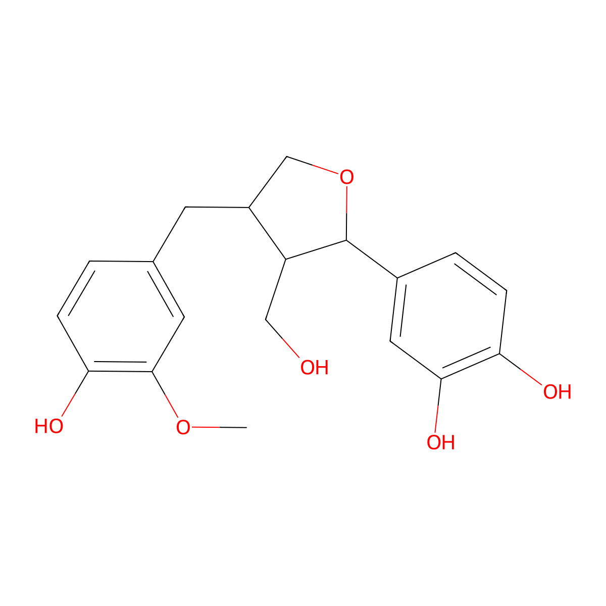 Taxiresinol molecular structure, CAS 40951-69-7