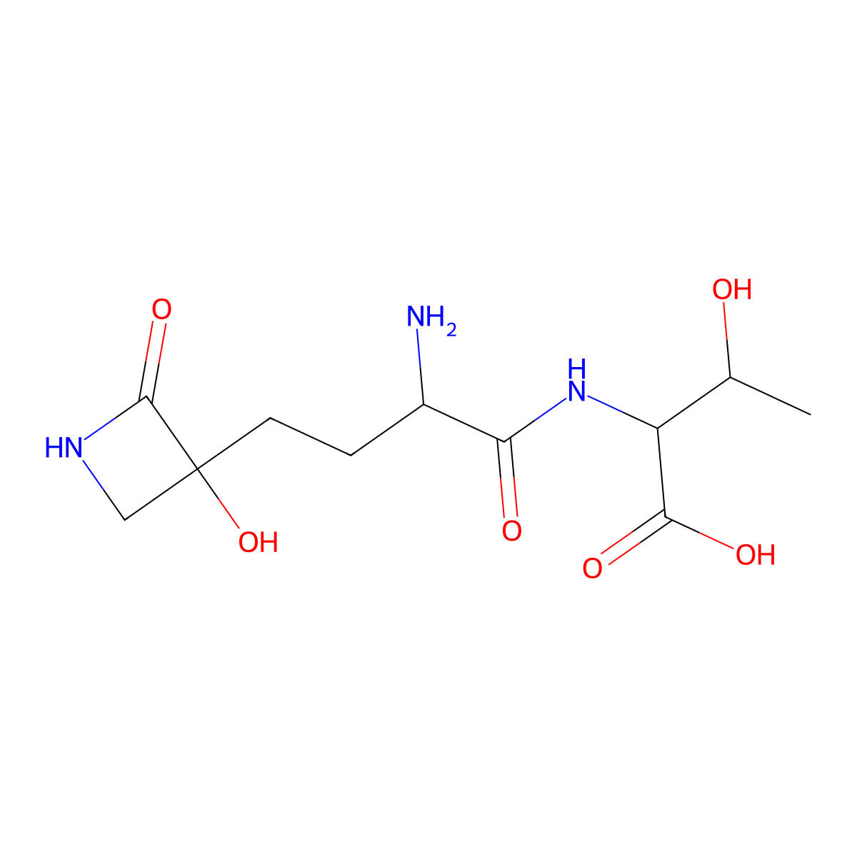 Tabtoxin molecular structure, CAS 40957-90-2