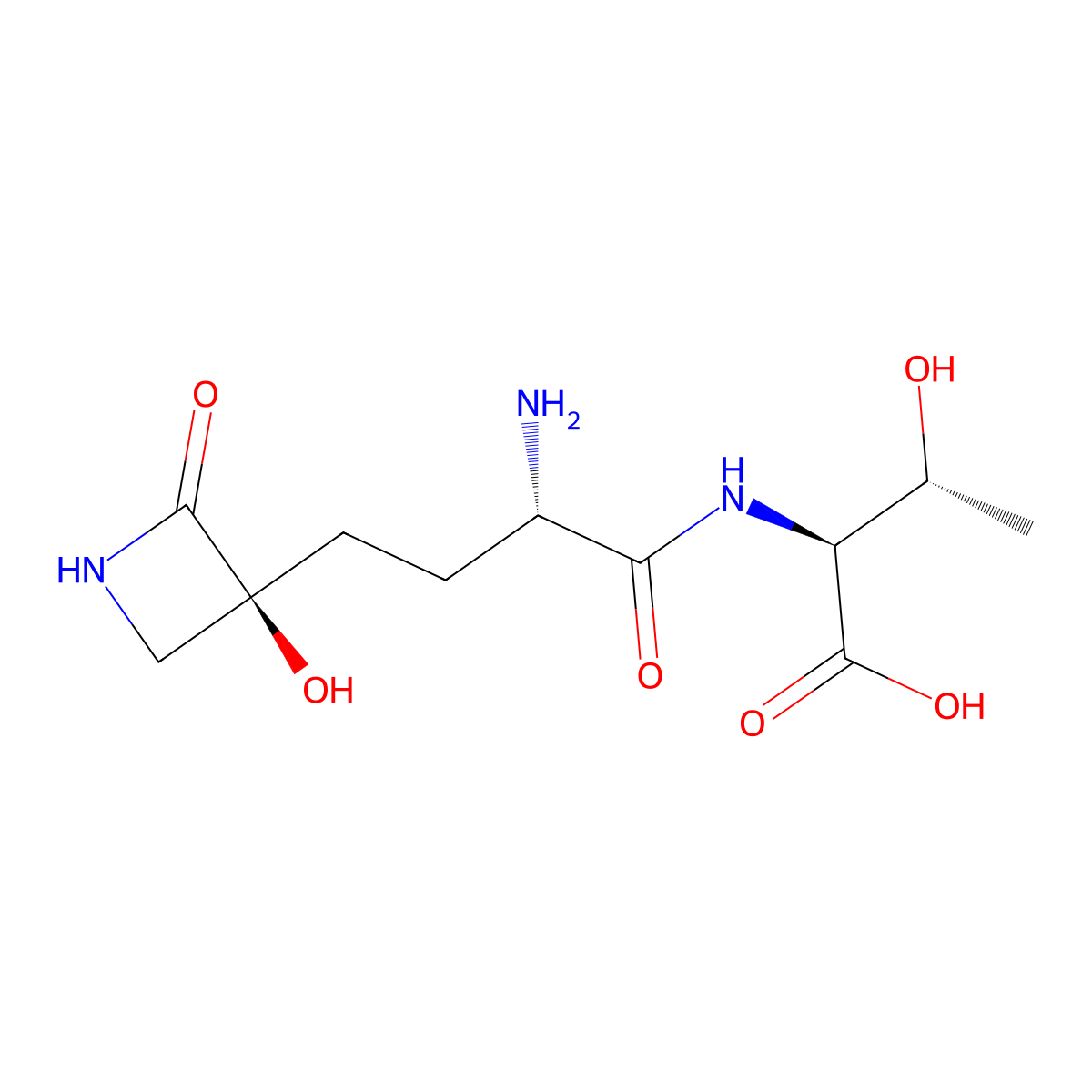 Tabtoxin molecular structure, CAS 40957-90-2
