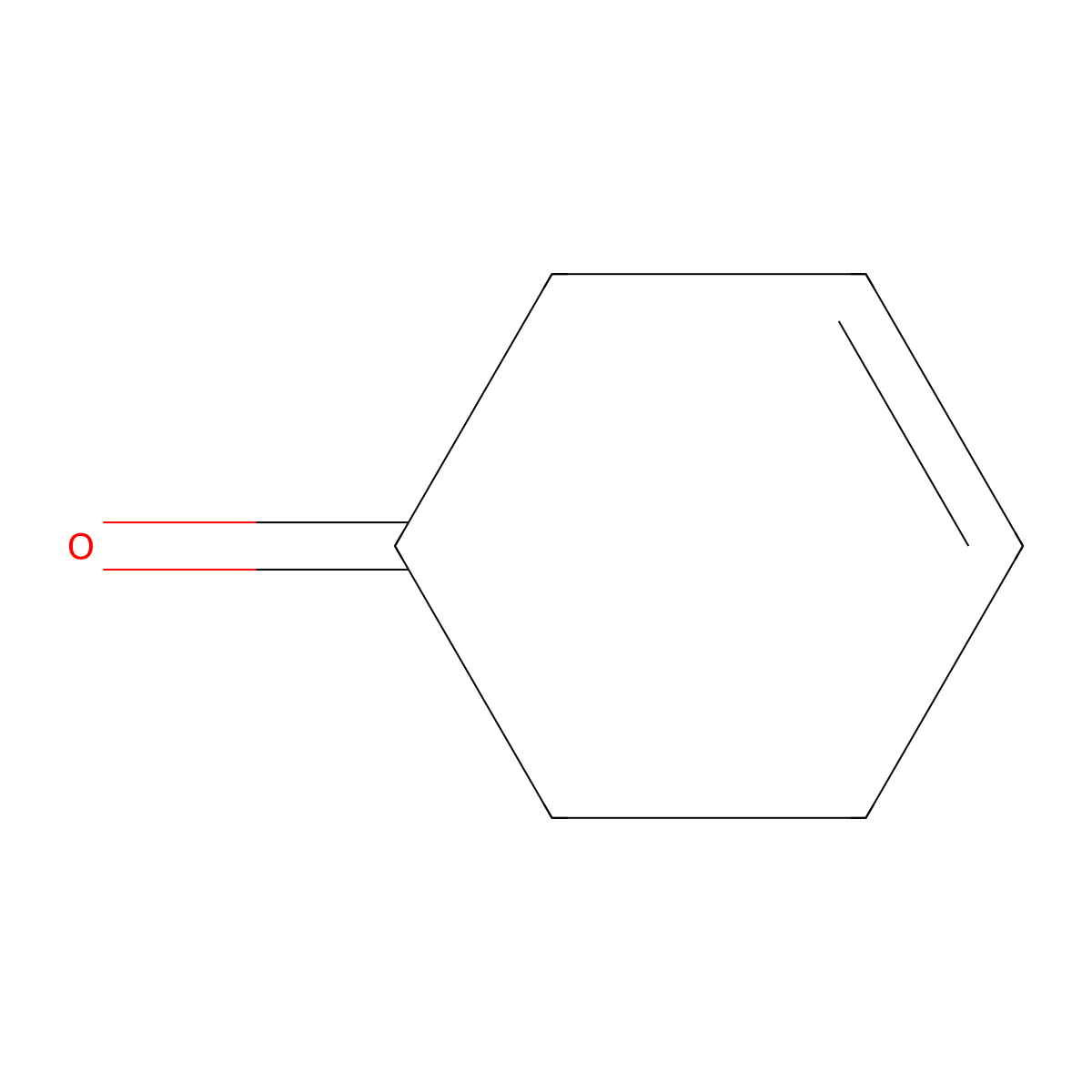 3-Cyclohexen-1-one molecular structure, CAS 4096-34-8