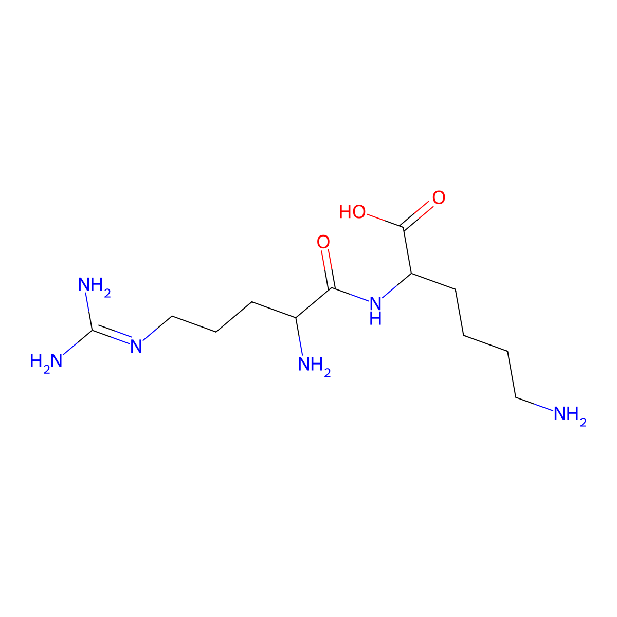 Arginyllysine molecular structure, CAS 40968-46-5