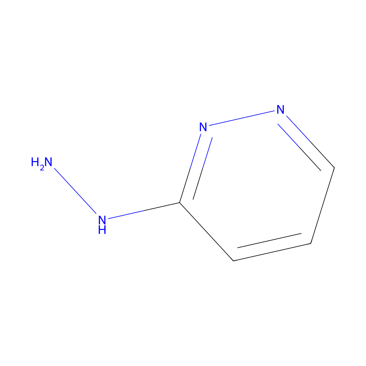 3-Hydrazinopyridazine molecular structure, CAS 40972-16-5