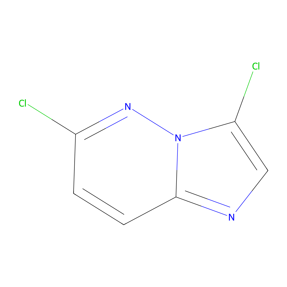 3,6-Dichloroimidazo[1,2-b]pyridazine molecular structure, CAS 40972-42-7