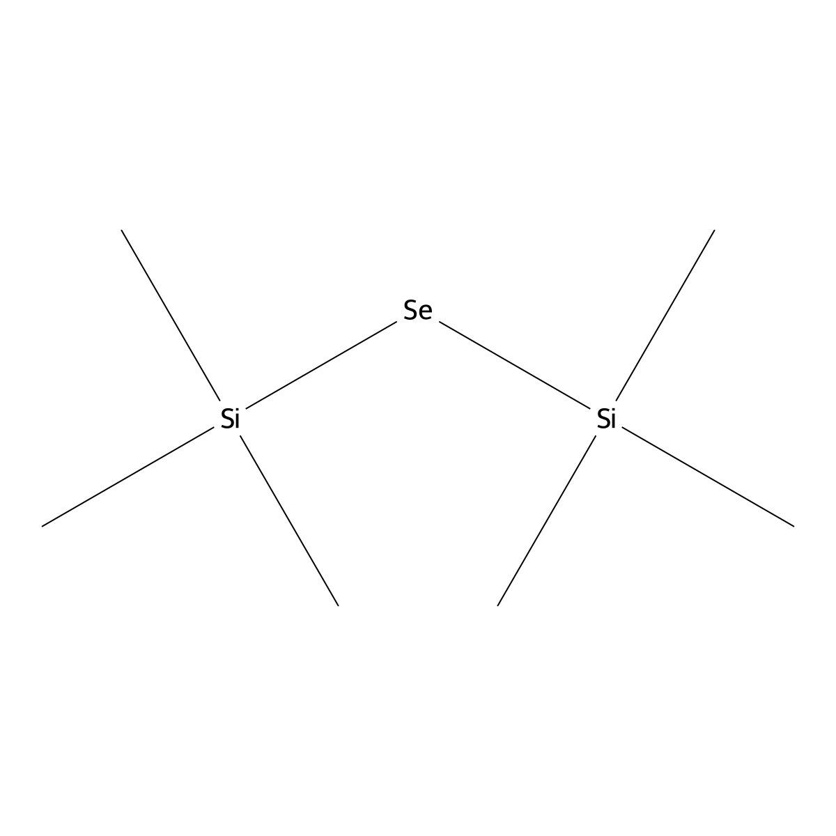 Disilaselenane, 1,1,1,3,3,3-hexamethyl- molecular structure, CAS 4099-46-1