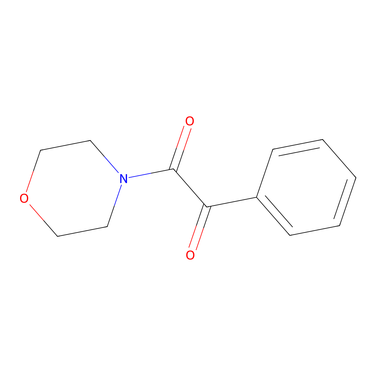 1-(Morpholin-4-yl)-2-phenylethane-1,2-dione molecular structure, CAS 40991-78-4