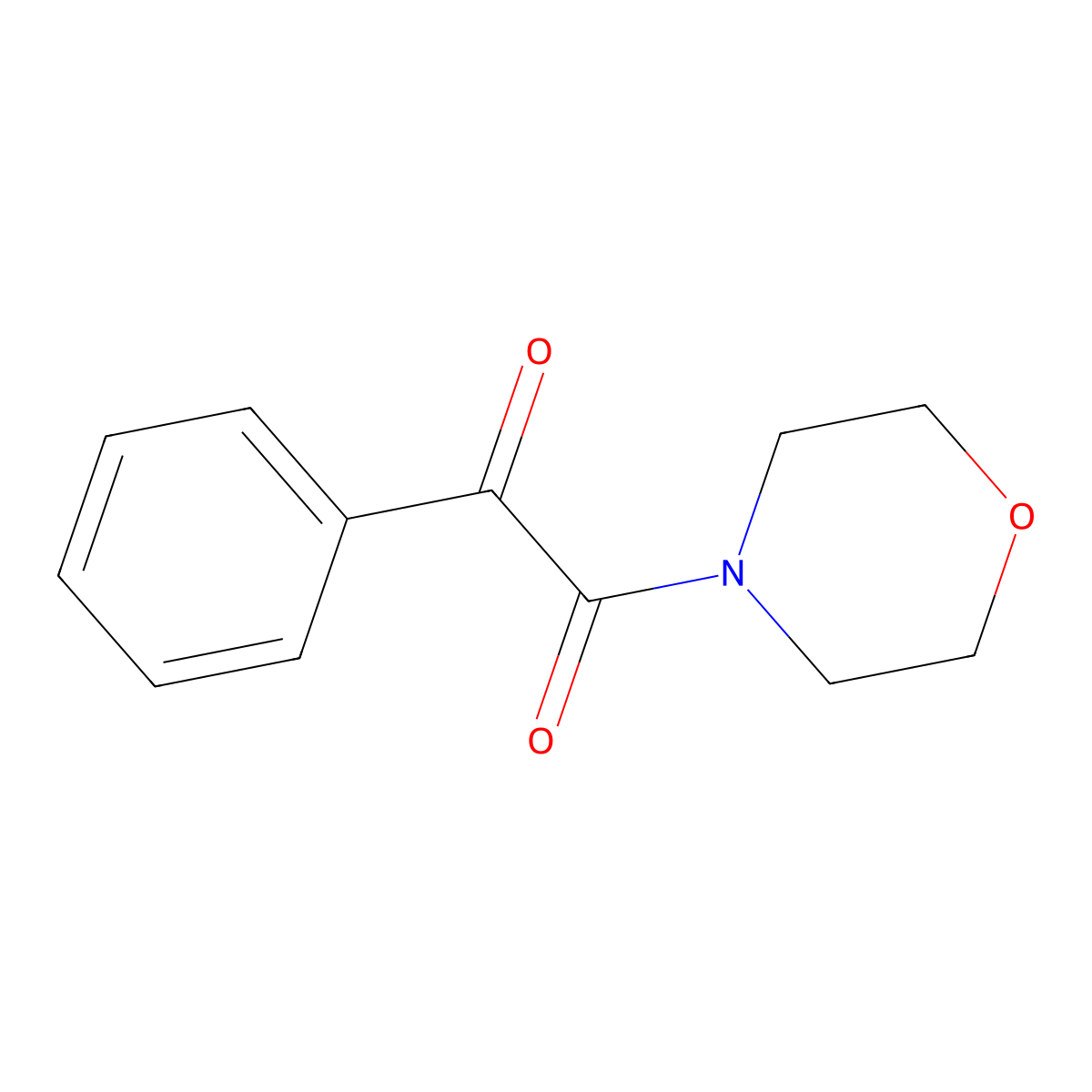 1-(Morpholin-4-yl)-2-phenylethane-1,2-dione molecular structure, CAS 40991-78-4