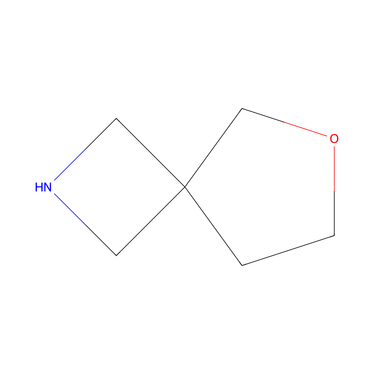 6-Oxa-2-azaspiro[3.4]octane molecular structure, CAS 410070-90-5