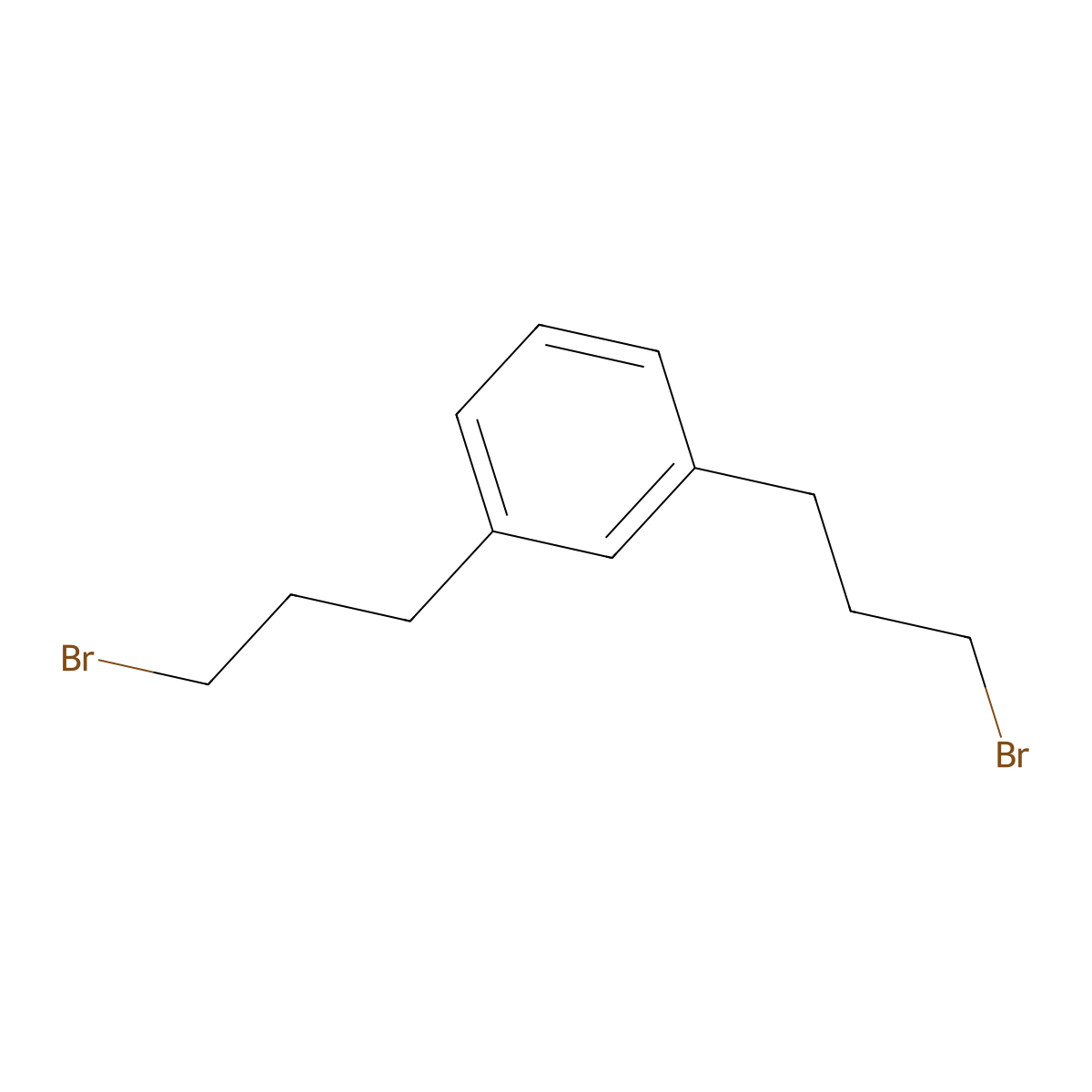 1,3-Bis(3,bromopropyl)benzene molecular structure, CAS 41009-86-3