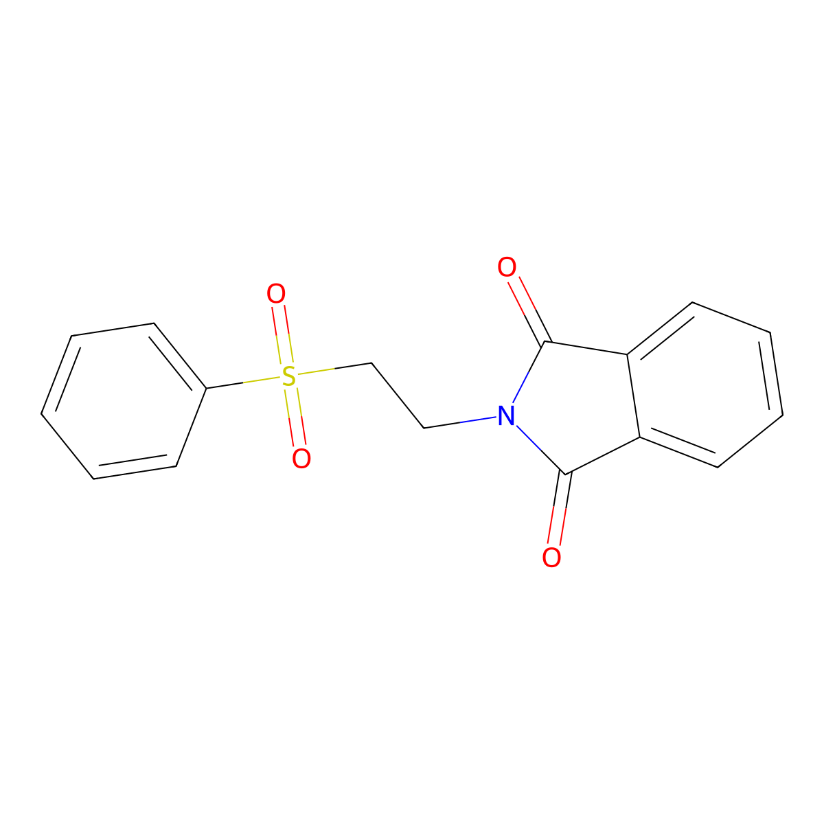 N-(2-(Phenylsulfonyl)ethyl)phthalimide molecular structure, CAS 41010-05-3