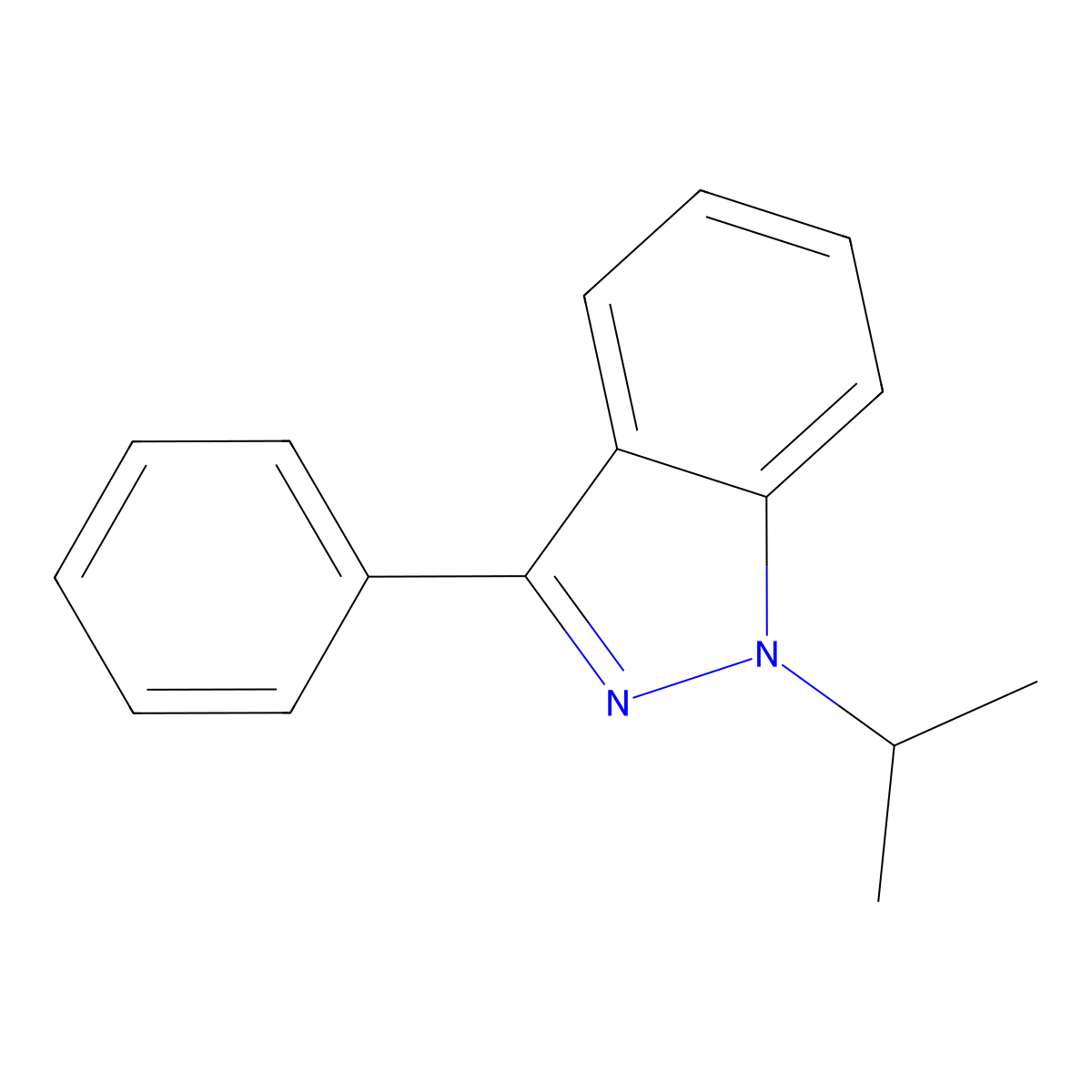 1-(1-Methylethyl)-3-phenyl-1H-indazole molecular structure, CAS 41010-12-2