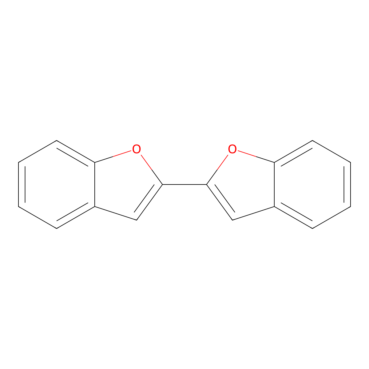 2,2'-Bibenzofuran molecular structure, CAS 41014-29-3