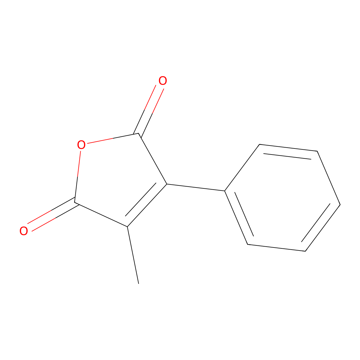 3-Methyl-4-phenylfuran-2,5-dione molecular structure, CAS 41016-29-9